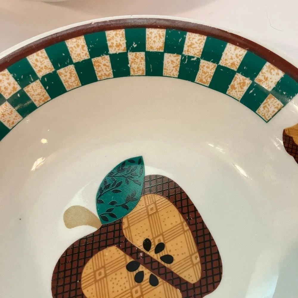 Tabletops Unlimited 1990's A is For Apple Soup Salad Bowls 8